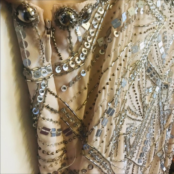 Parker Embellished Sequin Beaded Mini Dress XS - Picture 8 of 16